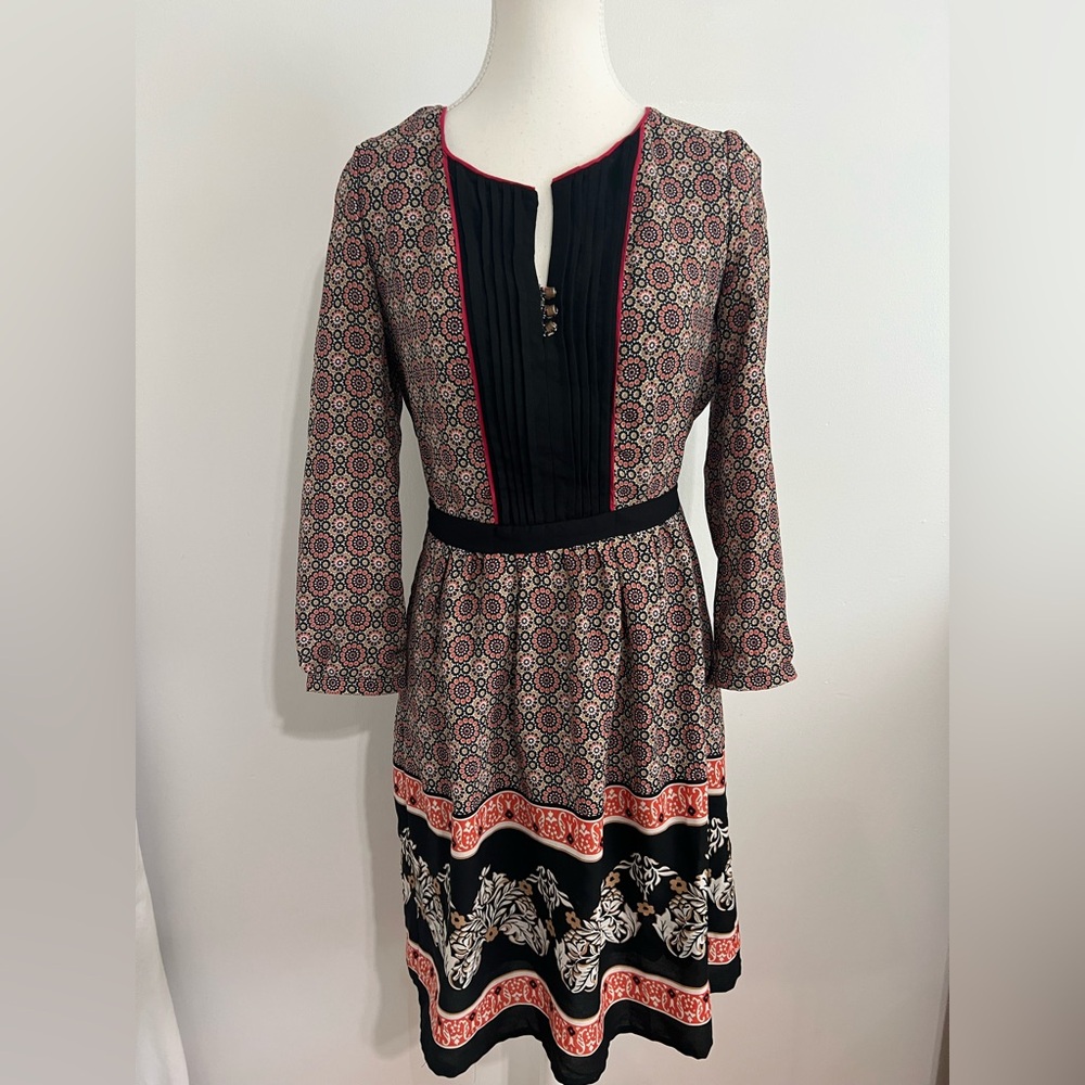 Kookai Elegant Multicolor Patterned Dress